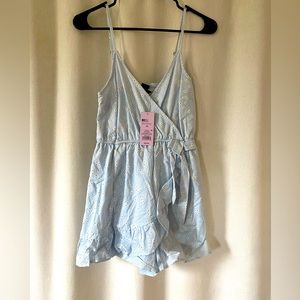 Wild Fable cloud blue floral romper